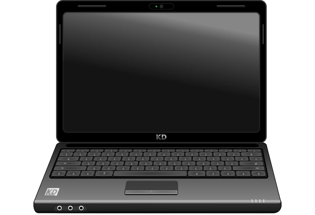 Illustration of a laptop.
