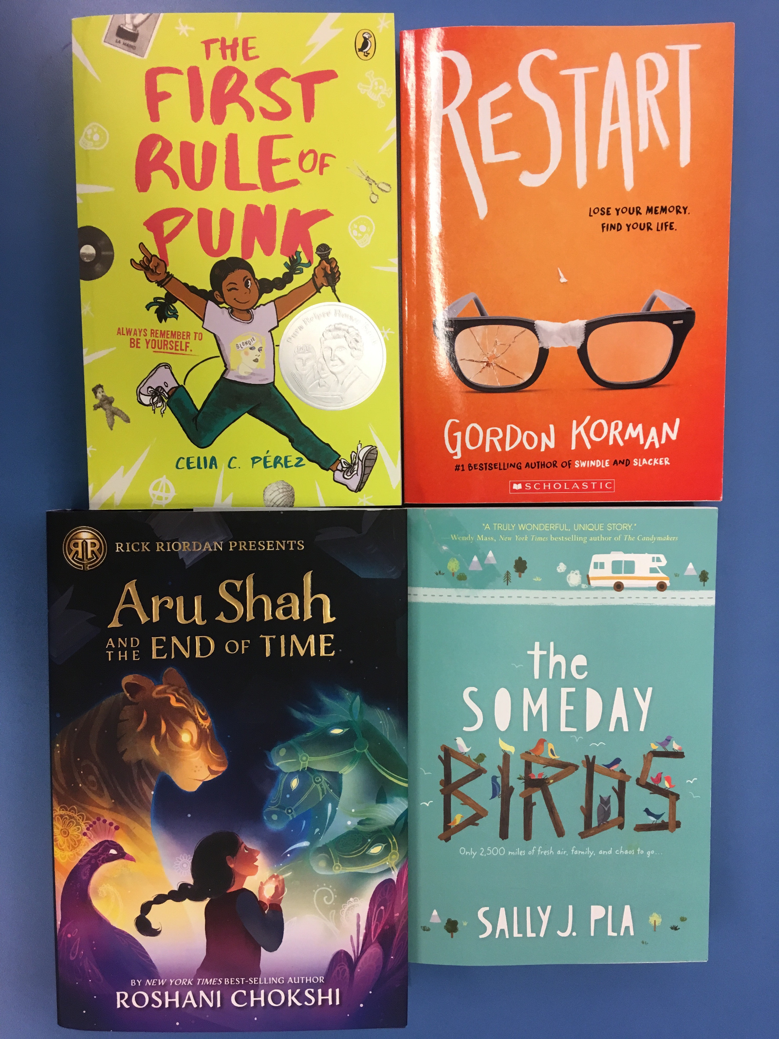 Covers of the books we'll be reading in tween reads.