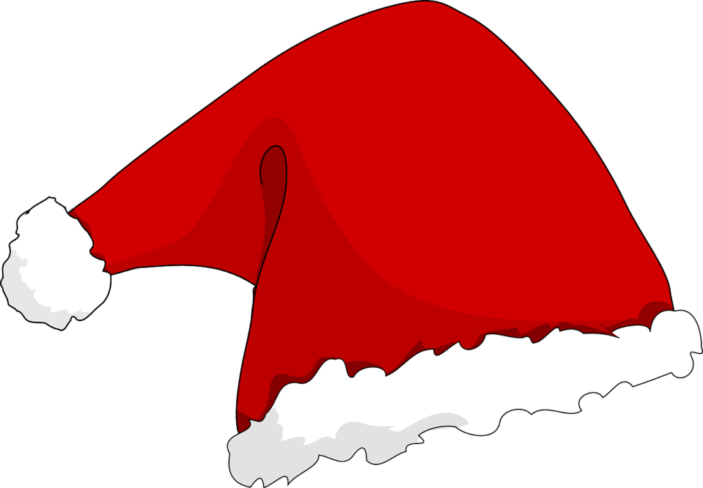 Illustration of Santa's hat.