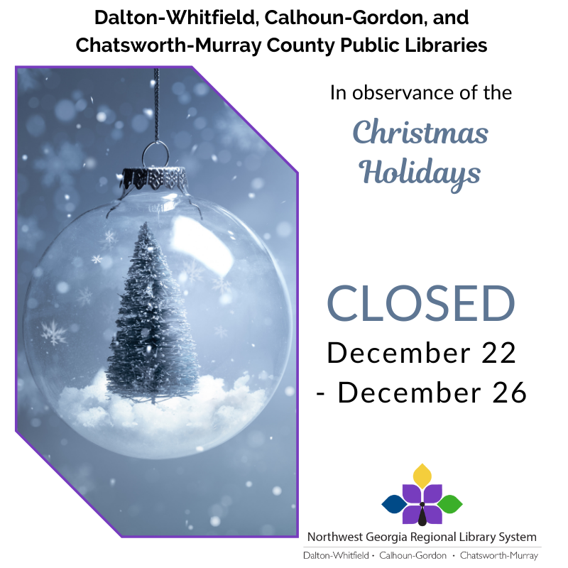 CLOSED in observance of the Christmas Holidays - December 22 - December 26